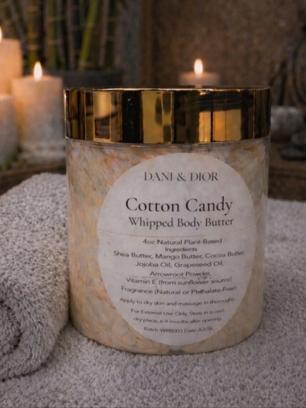 Dani & Dior NWT Cotton Candy Whipped Body Butter